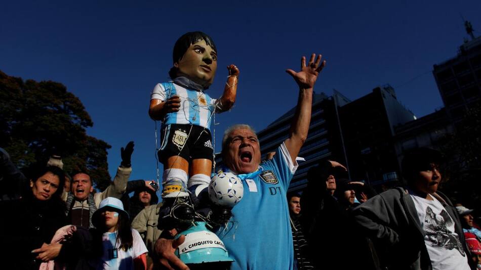 Mundial Rusia 2018, Argentina vs. Islandia, Selección Argentina, Selección Islandia, hinchada argentina, Reuters