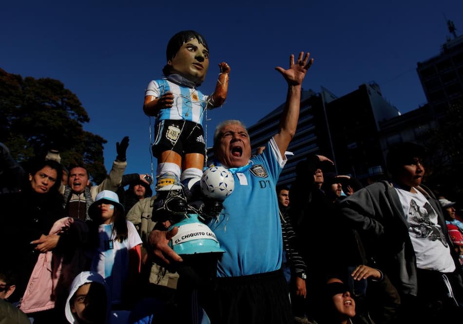 Mundial Rusia 2018, Argentina vs. Islandia, Selección Argentina, Selección Islandia, hinchada argentina, Reuters