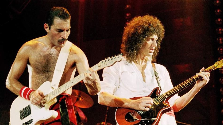 Brian May y Freddie Mercury - Queen