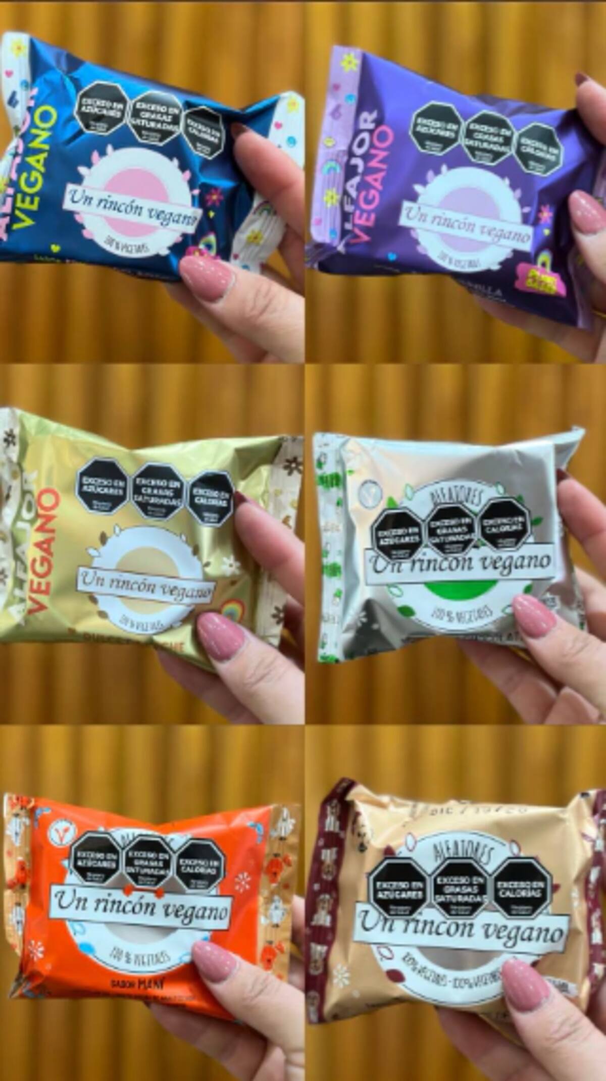 Alfajores veganos elaborados por Un Rincón Vegano, la empresa fundada por Lucía Mariño