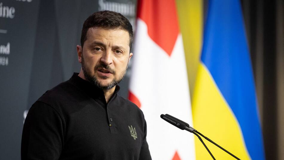 Volodimir Zelenski, presidente de Ucrania. Foto: Reuters
