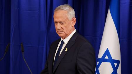 Benny Gantz, exministro centrista del Gabinete de Guerra de Israel. Foto: Reuters.