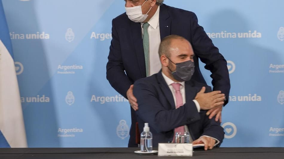 Alberto Fernández y Martín Guzman, NA.