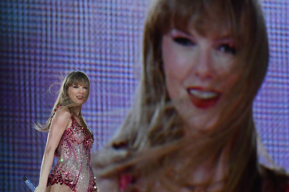Taylor Swift en Argentina. Foto: Télam.