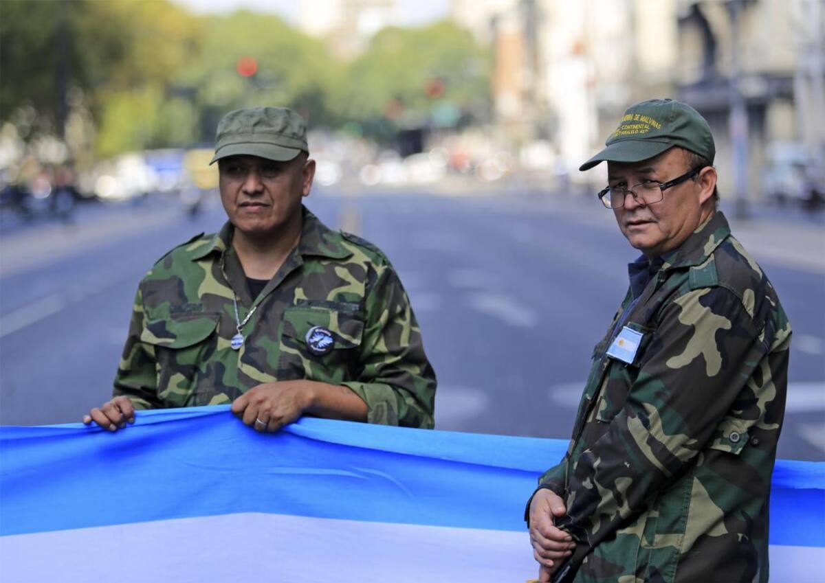 Veteranos de guerra de Malvinas - Reclamo