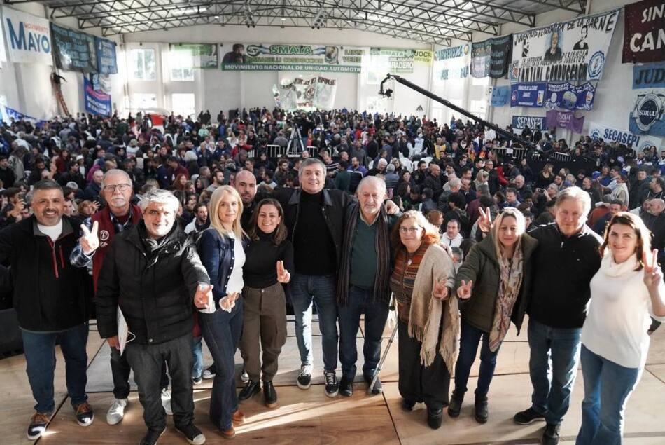 Acto día del trabajador. Foto: NA