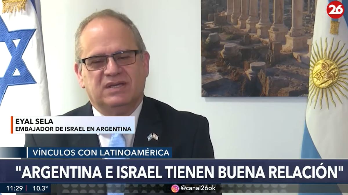Entrevista embajador de Israel.