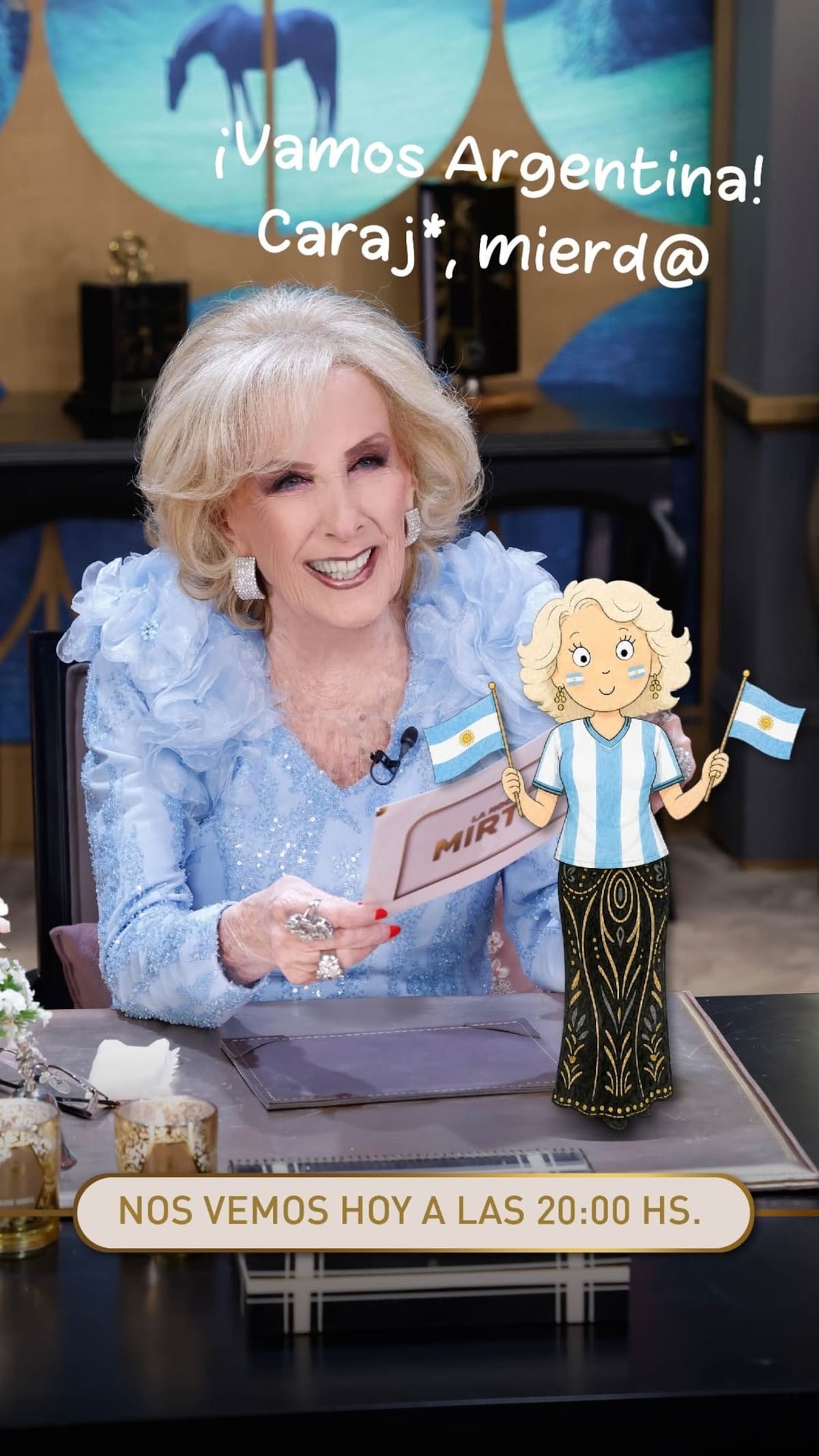 El mensaje de aliento de Mirtha Legrand