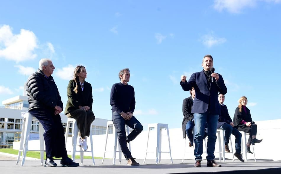 Malena Galmarini, acto de AySA. Crédito: prensa