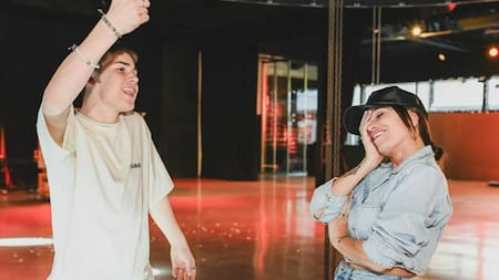 Juan Otero y Florencia Peña. Foto: Instagram.