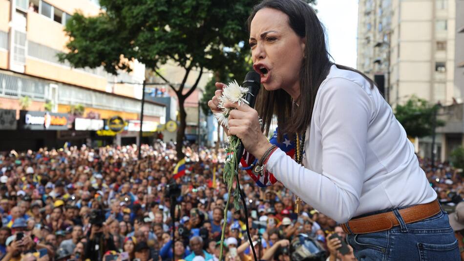 María Corina Machado. Foto: EFE.