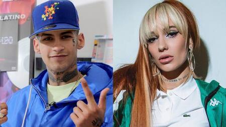 L-Gante y La Joaqui. Fotos: Instagram.