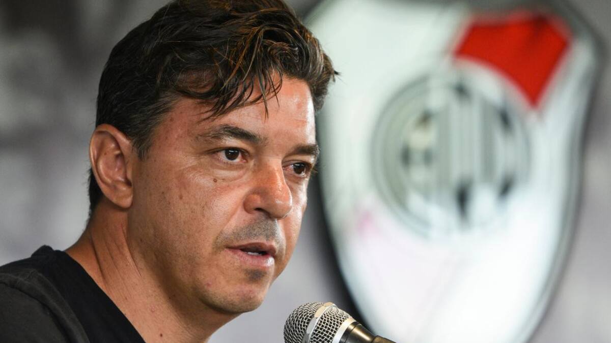 Marcelo Gallardo, DT de River Plate, conferencia, NA