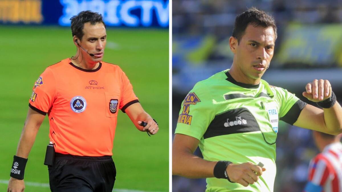 Fernando Rapallini y Facundo Tello, árbitros. Fotos: NA.