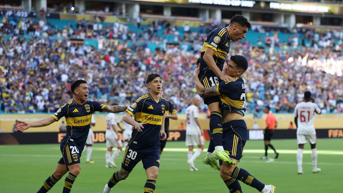 Miguel Merentiel; Boca Juniors vs. Benfica; Mundial de Clubes. Foto: Reuters (Hannah Mckay)