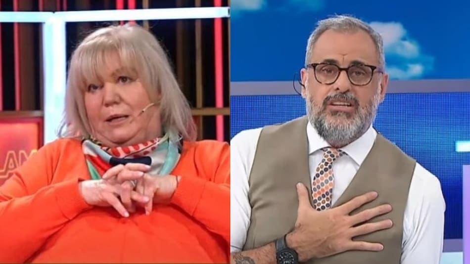 Estelita Ventura y Jorge Rial. Fuente: Captura
