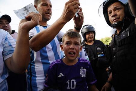 Problemas en los ingresos; Argentina vs. Panamá. Foto: Reuters.