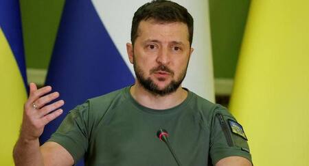 Volodímir Zelenski, presidente de Ucrania, aclaró que no tiene interés en comandar un ataque contra Rusia. Fuente: Reuters.