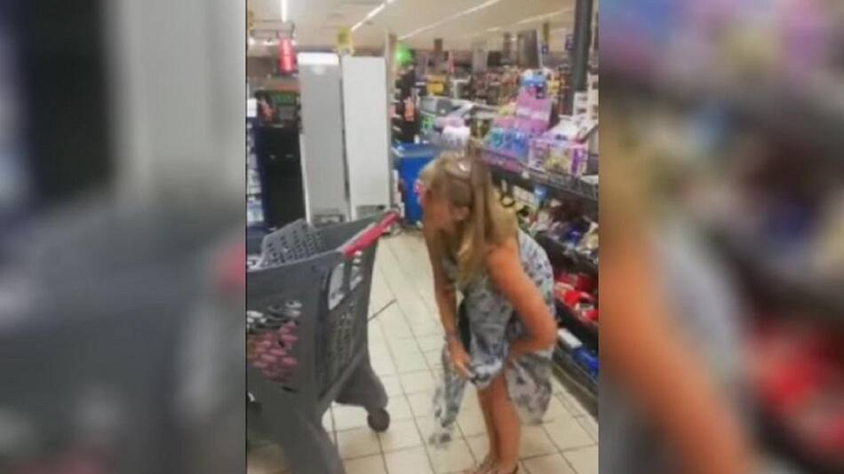 Video Viral: Se sacó la bombacha y la usó de tapabocas