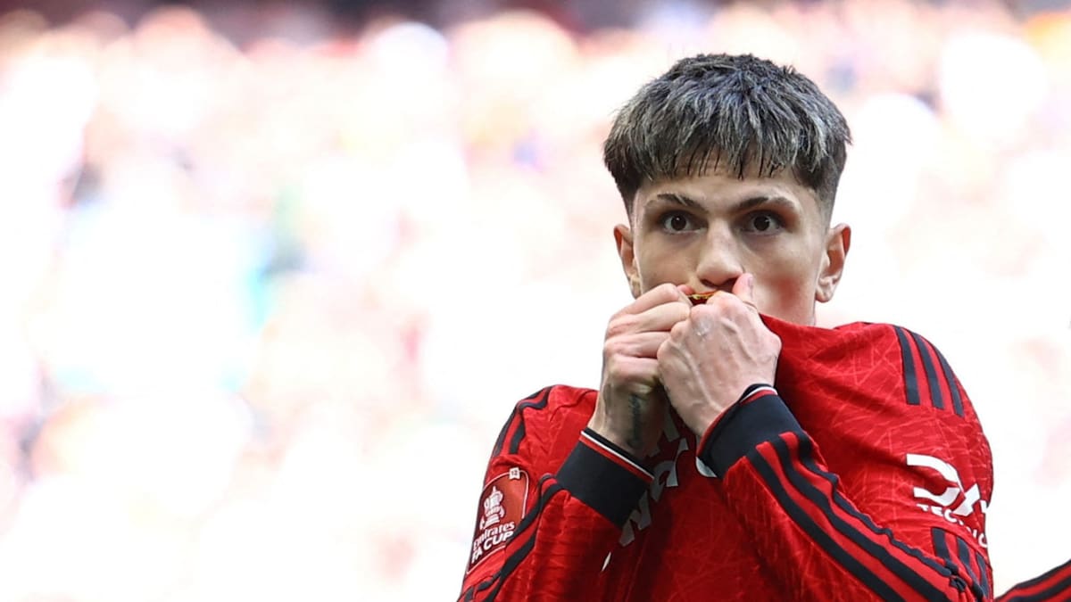 Premier League: un gol de Garnacho fue elegido como el mejor de la temporada 2023/24