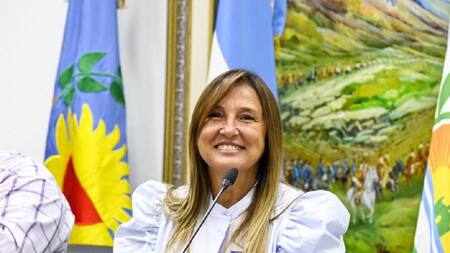 Karina Menéndez, intendenta de Merlo