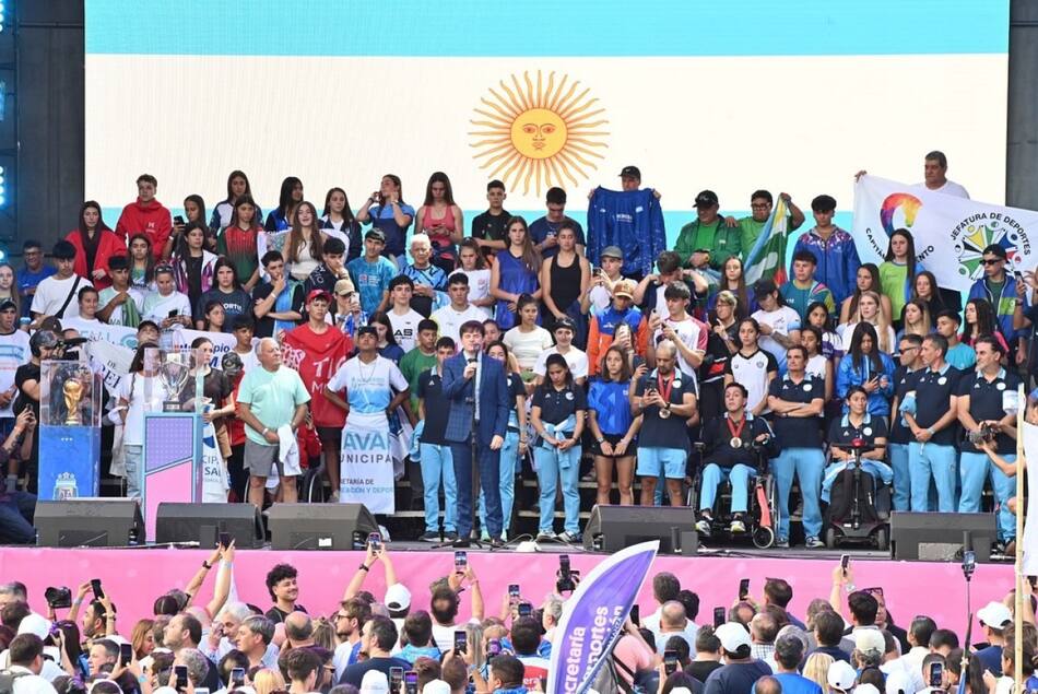 Apertura de los Juegos Bonaerenses en Mar del Plata. Foto: Instagram juegos.bonaerenses