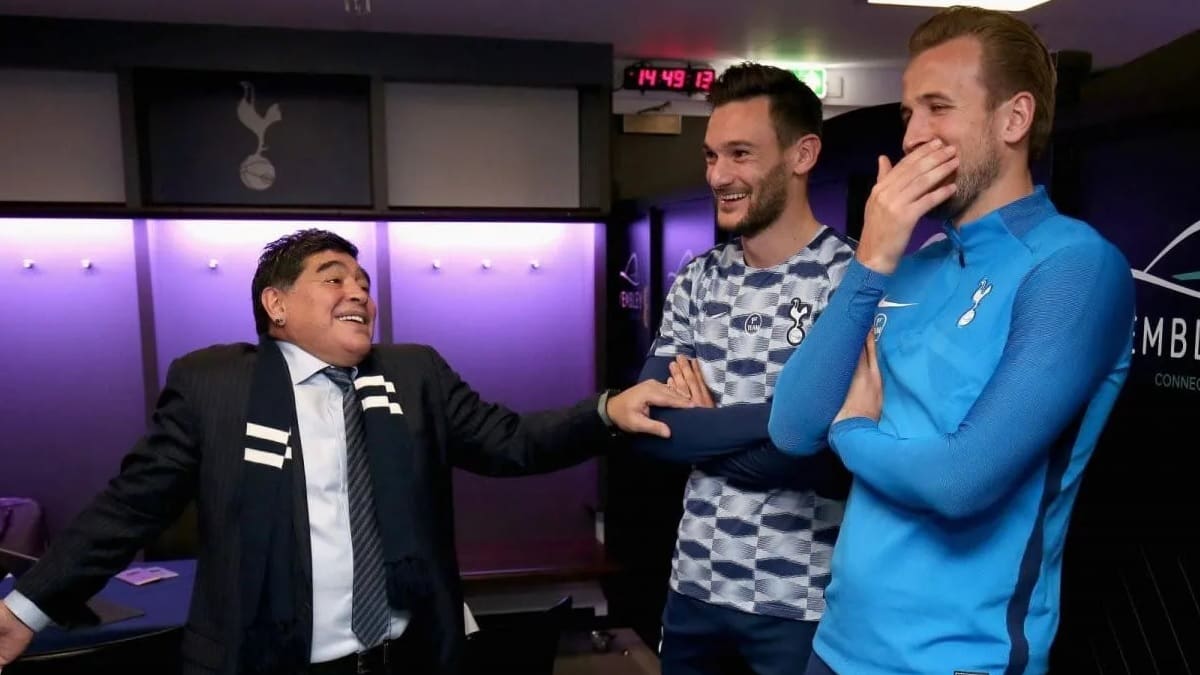 El día que Diego Maradona aconsejó a Harry Kane y anticipó una brillante actuación del goleador.