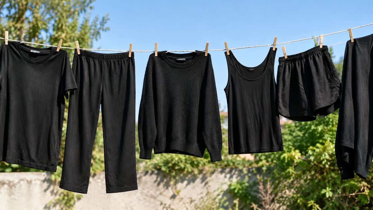 Cómo hacer para que la ropa negra no pierda color
