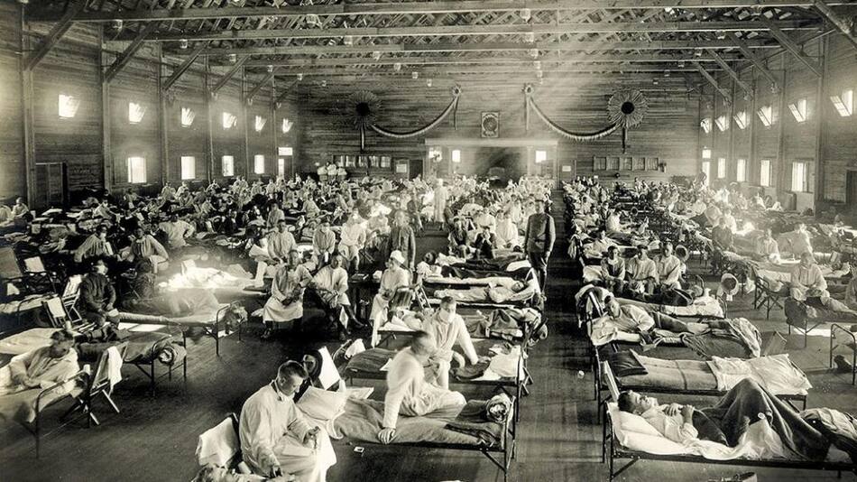 Gripe española, salud, pandemia