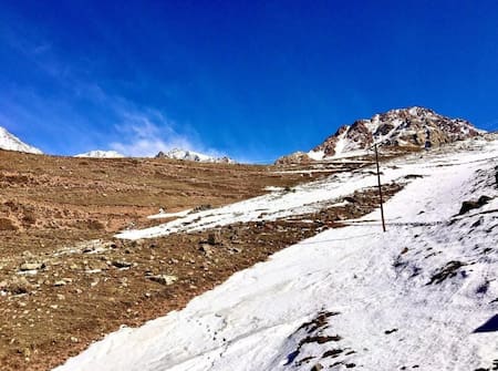 Centro de esquí Vallecitos, en Mendoza. Foto: Instagram / refugio_ski_montana_vallecitos.