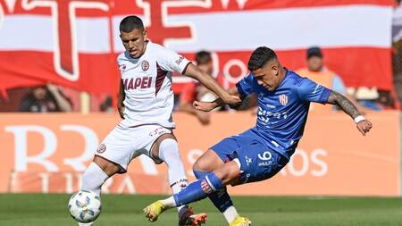 Unión de Santa Fe vs. Lanús. Foto: NA.