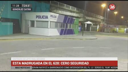 Sin custodia en el recorrido del 620, línea de colectivo que trabajaba Leandro Alcaraz (Canal 26)
