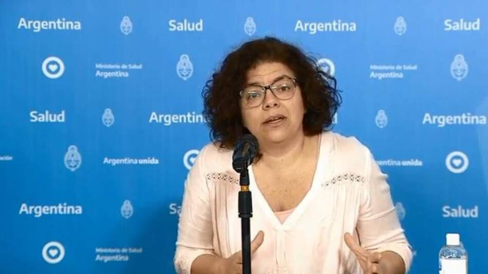 Carla Vizzotti en reporte diario de coronavirus del Ministerio de Salud