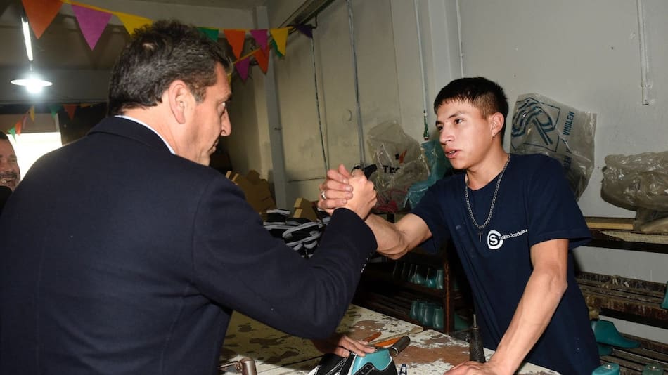 Sergio Massa en Avellaneda. Foto: ministerio de Economía.