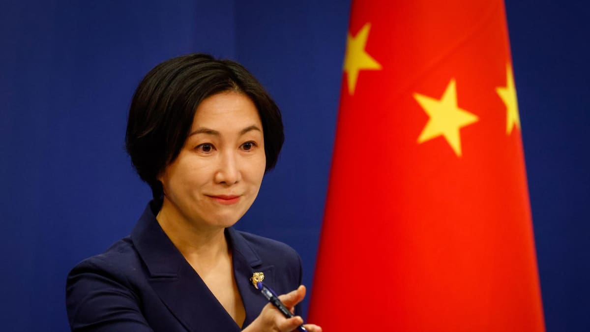 Mao Ning, portavoz del Ministerio chino de Exteriores. Foto: EFE.