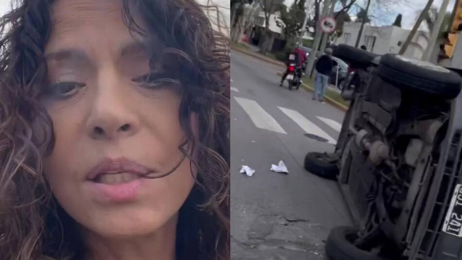 Patricia Sosa sufrió un accidente vehicular. Foto: Instagram @patriciasosaoficial