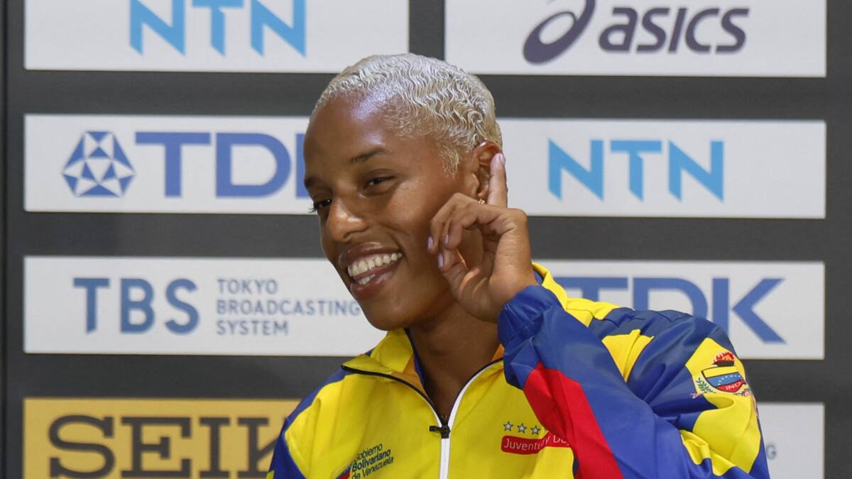 Yulimar Rojas, atleta olímpica de Venezuela. Foto: Reuters.