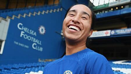 Mayra Ramírez, la futbolista más cara de la historia. Foto: Instagram @chelseafcw