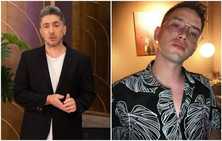 Jey Mammon y Lucas Benvenuto. Fotos: eltrece - Instagram.