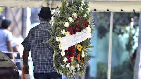 Braian Toledo, velorio