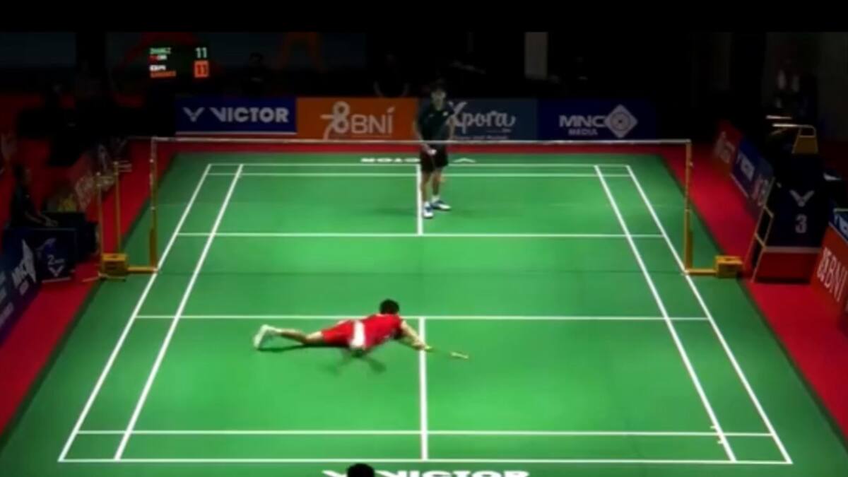 El tenso momento que se vivió en Indonesia. Foto: captura.