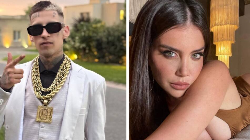 L-Gante y Wanda Nara. Foto Instagram.