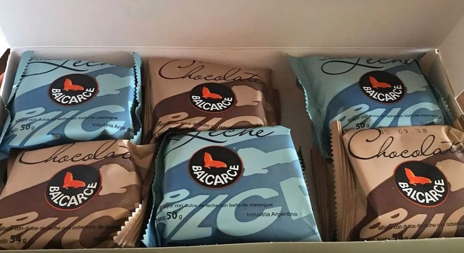 Alfajores argentinos. Foto: X.