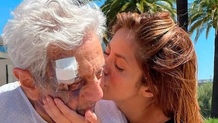 Shakira y su padre. Foto: Instagram