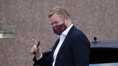 Ronald Koeman en Barcelona, REUTERS