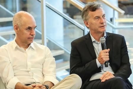 Mauricio Macri salió a respaldar la candidatura de Larreta.