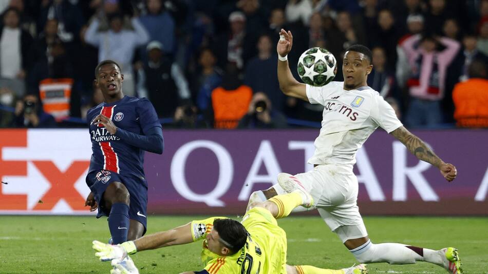 PSG vs. Aston Villa; Champions League 2024/25. Foto: Reuters (Stephanie Lecocq)