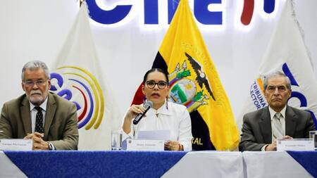 Consejo Nacional Electoral (CNE) de Ecuador. Foto: Reuters.
