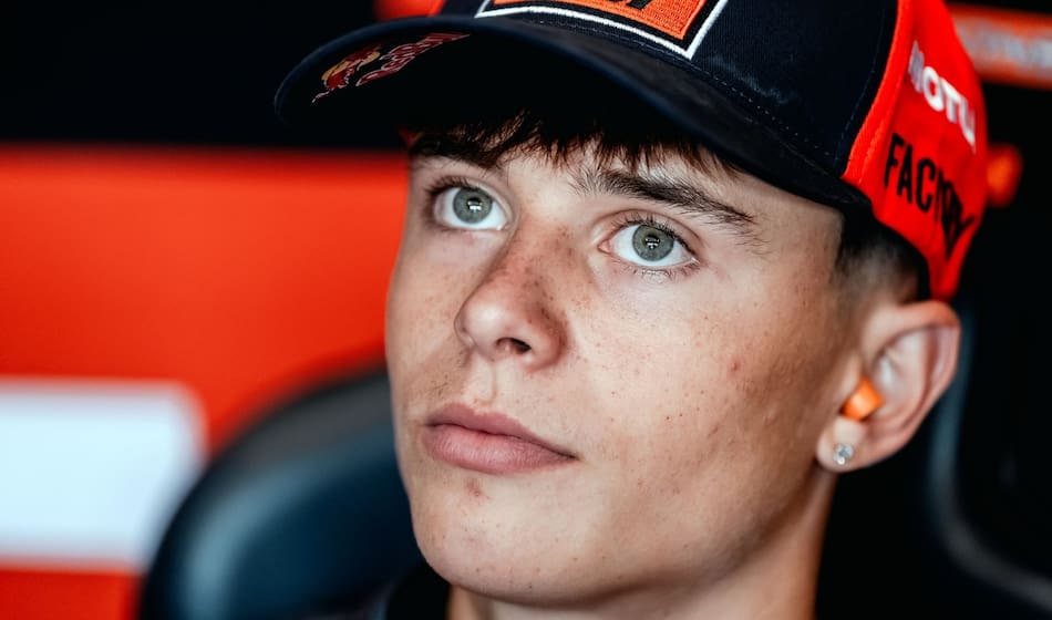 Valentín Perrone en el Moto 3.