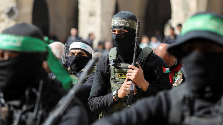 Soldados de Hamás. Foto: Reuters/Dawoud Abu Alkas